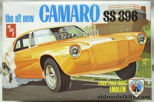 AMT 1/25 1970 Chevrolet Camaro SS 396 - Stock / Drag / Custom, Y720 plastic model kit